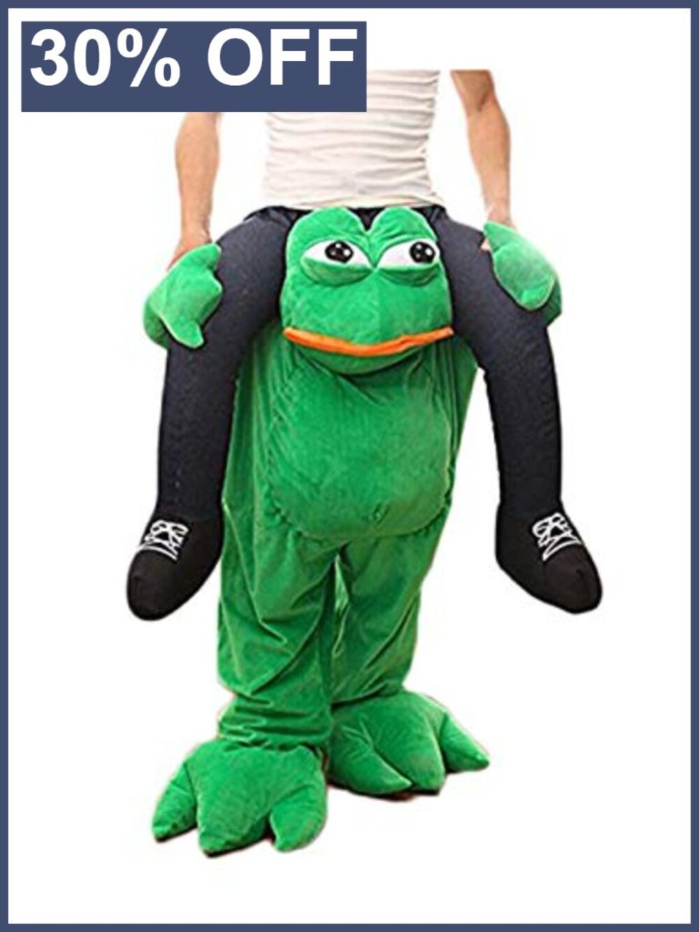 Frog Mascot Ride On Costume Adult One Size EVA Plush Cosplay Party